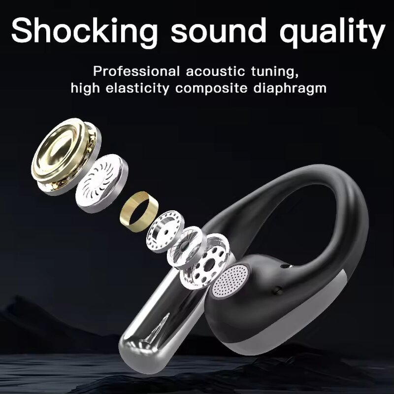 Earphones Manufacturer - 2025 YYK-Q31 Pro Ear Hook Touch Screen AI Translation with Free Translation Function