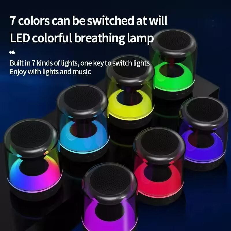 Wireless Speaker Manufacturer - ST-203 New Trending Smart Portable Sound Amplifier RGB Light LED