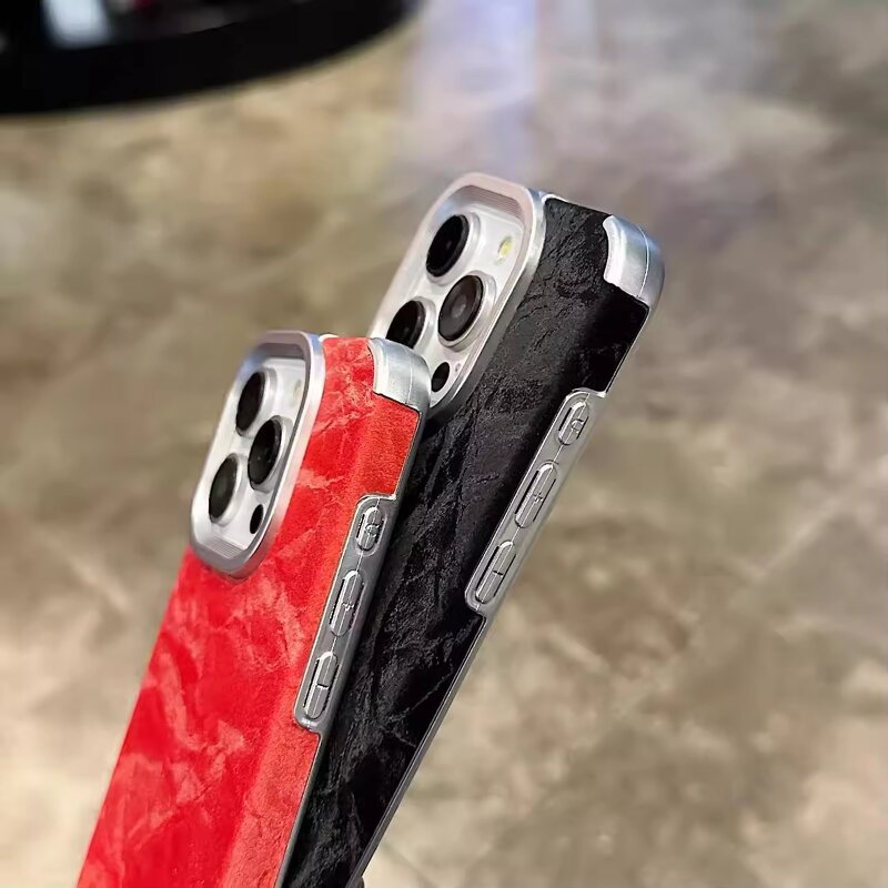 Phone Case Manufacturer - Velvet Snow Mountain Pattern Electroplated for iPhone 15 Pro Max 16 14 17 Pro Max