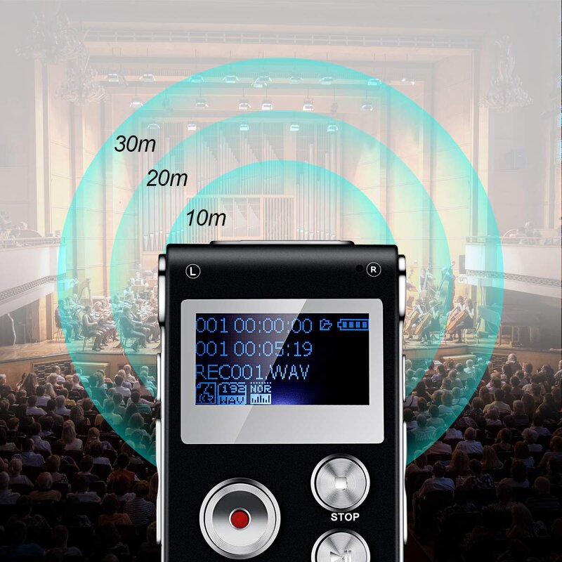 Digital Audio Recorder Manufacturer - T60 Music Player Multifunction 8GB Voice Recorder