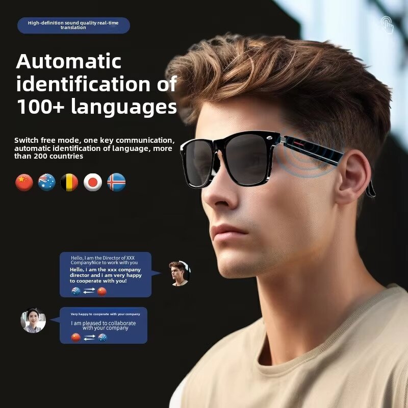 Smart Glasses Manufacturer - 2025 Fashion Music Movie Wireless Automatic Noise Reduction Men's Fashion