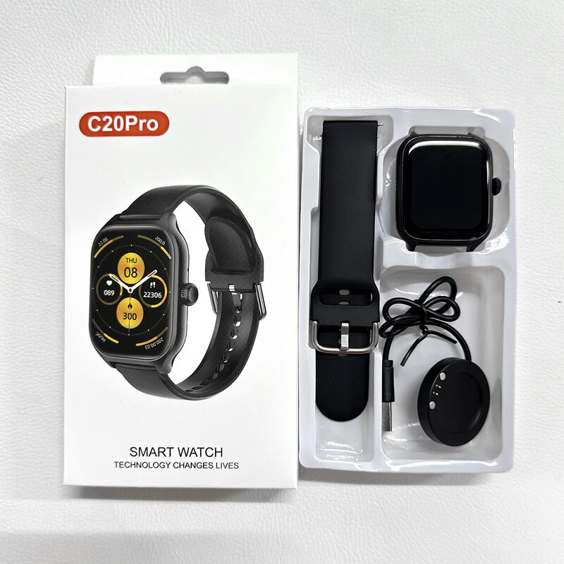 Smart Watch Manufacturer - C20 Pro 2025 Touch Screen Custom Dial Phone Call Ladies Fitness Waterproof