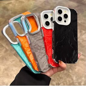 Phone Case Manufacturer - Velvet Snow Mountain Pattern Electroplated for iPhone 15 Pro Max 16 14 17 Pro Max