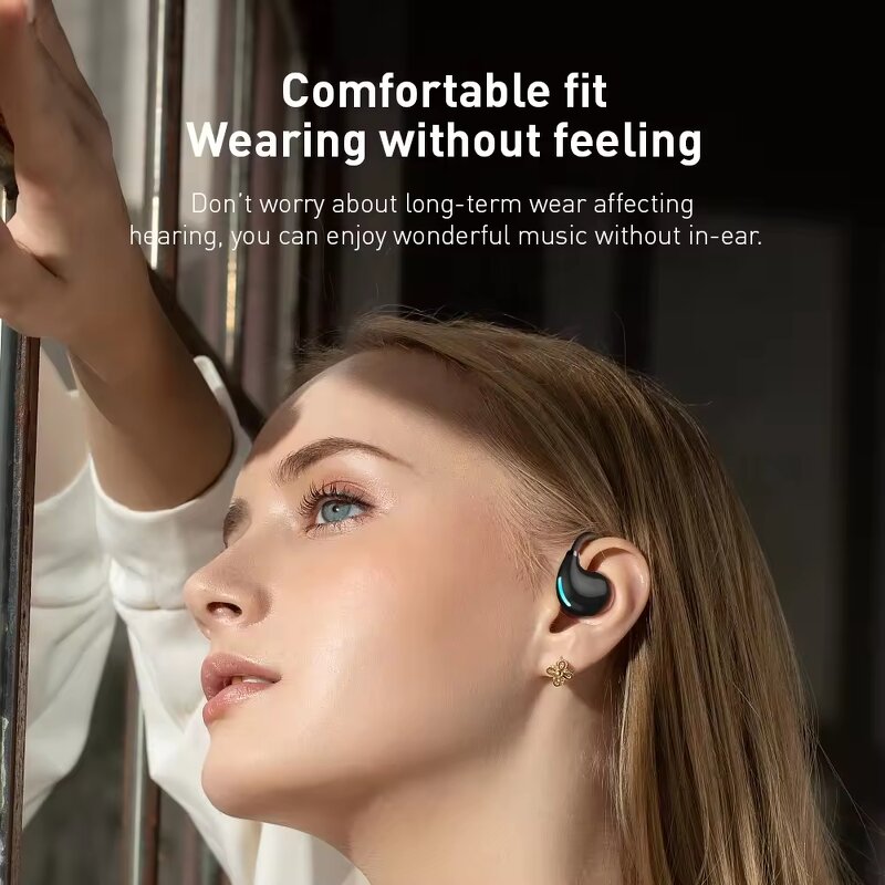 Open-ear Earphone Manufacturer - HY-1 Hot Sale BT5.3 Touch Control Air Conduction Sports Wireless
