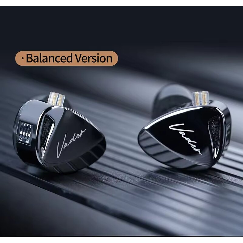 Wired Earbud Manufacturer - KZ Vader 0.75mm Pins Triple Driver In-Ear Monitor Music HiFi IEM with 4 Tuning Levels
