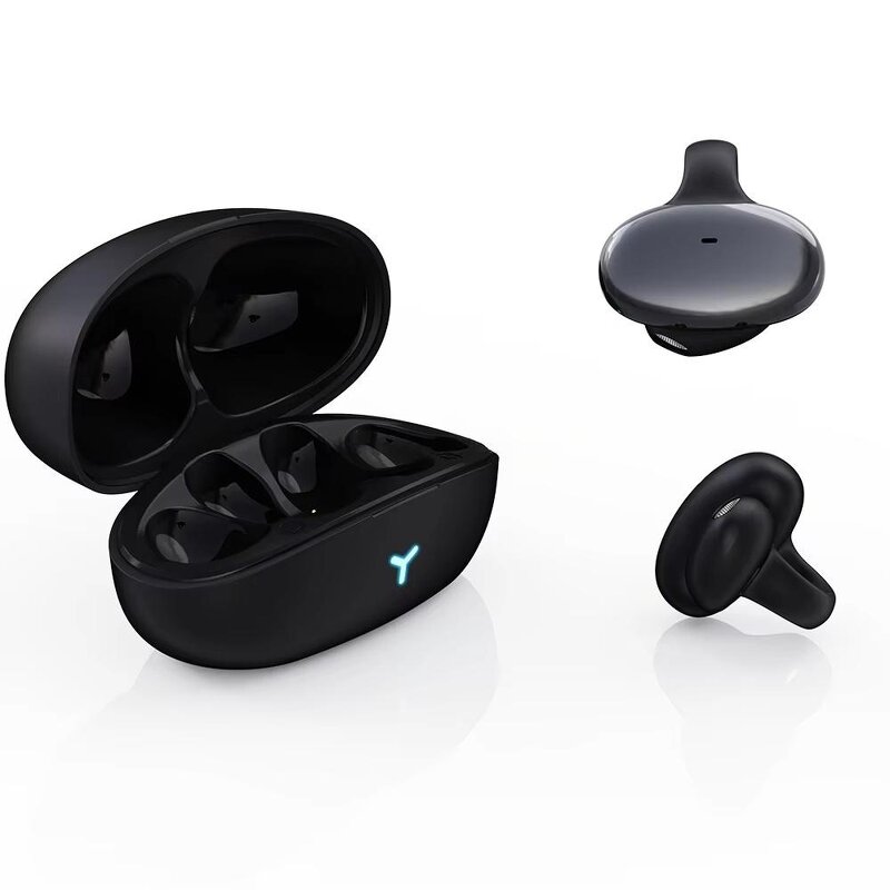 Sports Earphones Manufacturer - Hot-Selling HM20 V5.3 LED Noise-Cancelling Waterproof JL Non-Bone Conductive