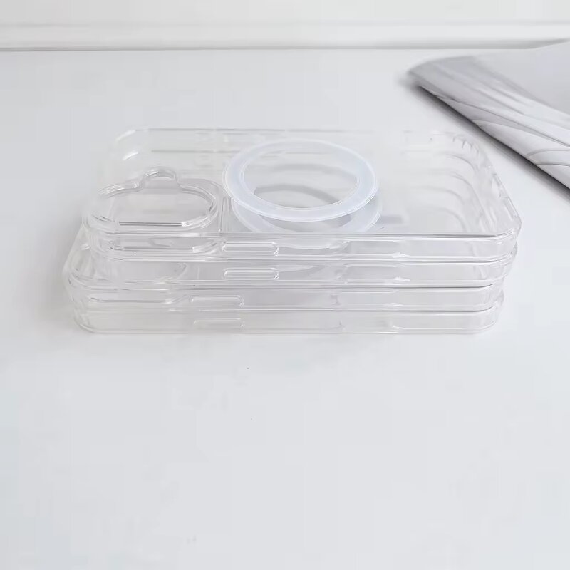 Phone Cases Manufacturer - Wholesale Luxury Crystal Clear Magnetic for iPhone 12 to 16 Pro Max