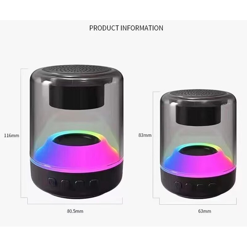 Speaker Manufacturer - ST-203 New Product Portable Waterproof Multi-Color Wireless Gaming GRB Lamp