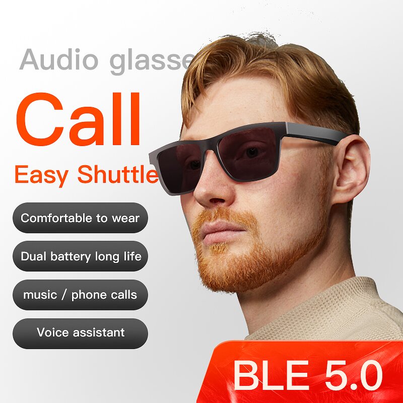 Smart Audio Glasses Manufacturer - E10 Wireless Cycling Sunglasses Voice Assistant Navigation BT Call Music Custom Logo