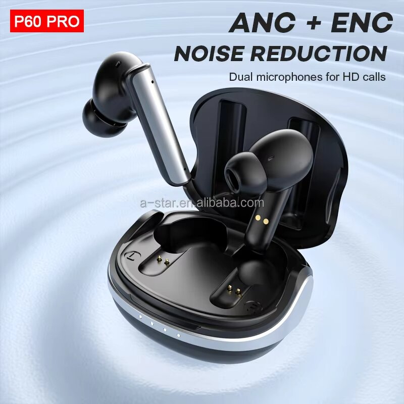 Wireless Earphones Manufacturer - P60 Pro Noise Cancelling ANC ENC In-ear