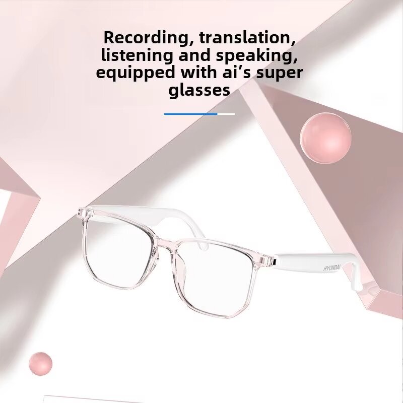 Smart Glasses Manufacturer - UV Voice Assistant E13-06 BT Smart Sun Glasses Earphone Siri Music Clear Lens