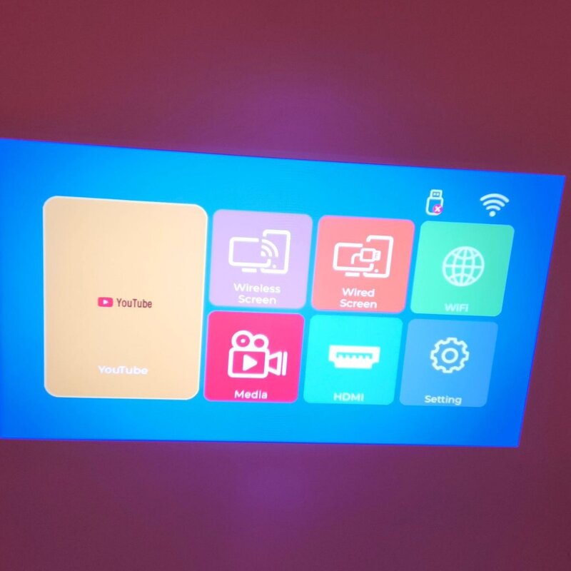 Smart Projector Manufacturer - HY300 LED Android 11 4K Support Dual Band WiFi6 Wireless 3D Ready 160 ANSI Lumens