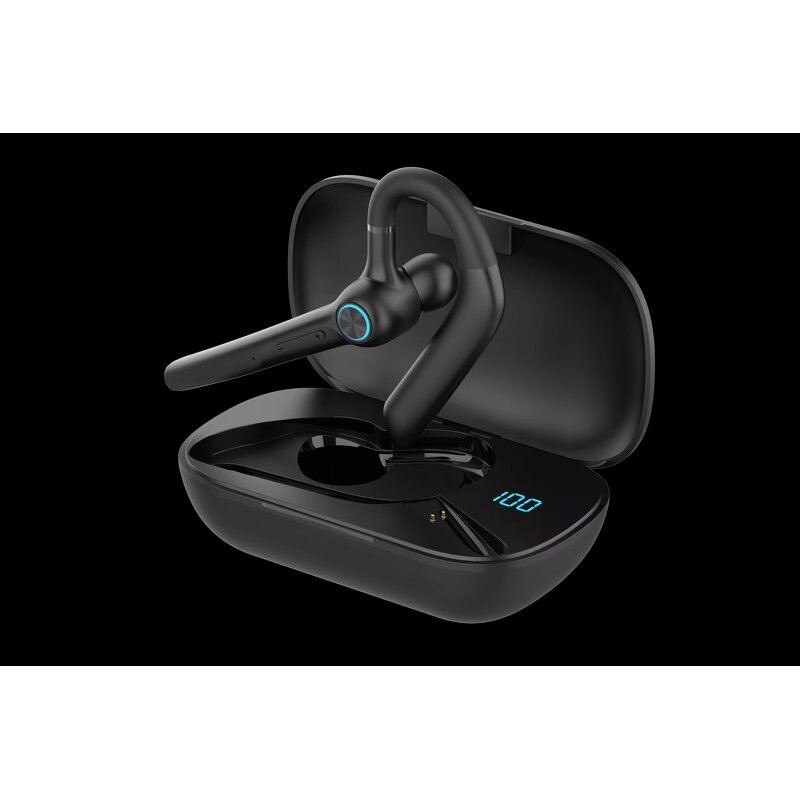 Wireless Headset Manufacturer - Monaural Ear Hook TWS Touch Control BT 5.3 Noise Canceling Waterproof G3