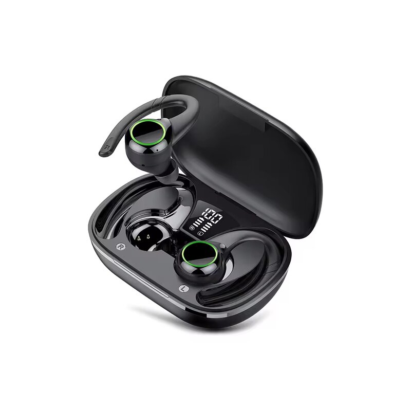 TWS Headset Manufacturer - Wholesale U5 Semi-in-Ear Sports Active Noise Cancellation IPX-6 LED