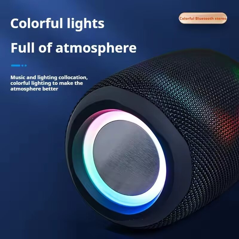 Wireless Speaker Manufacturer - ST-153 Portable 6W 1200mAh Fabric with RGB Night for Outdoor Sports