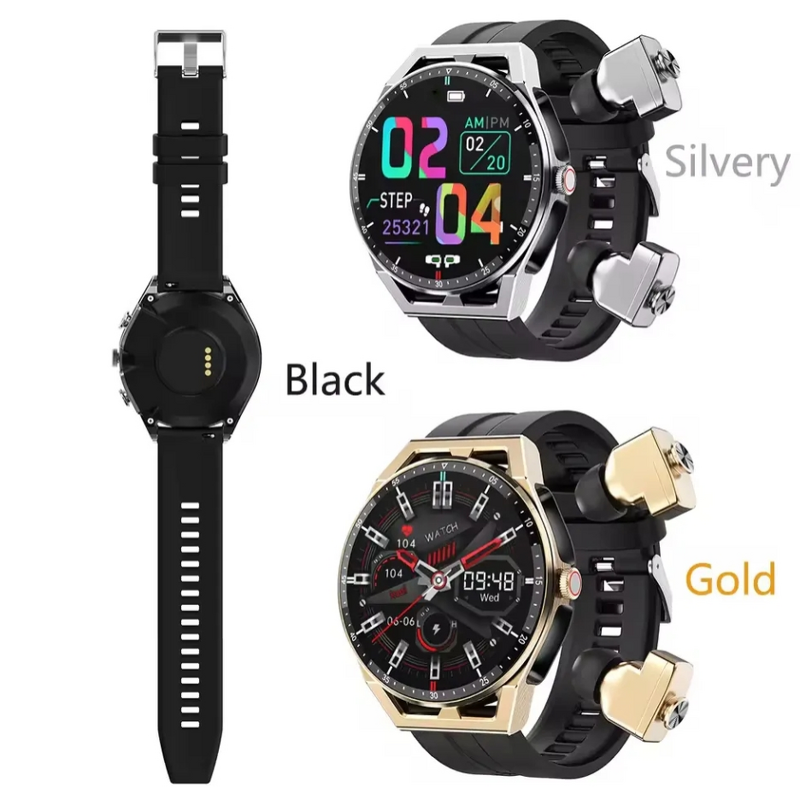 Smart Watch Manufacturer - Earphones Watch 2 in 1 Good Quality Portable Fast Charging