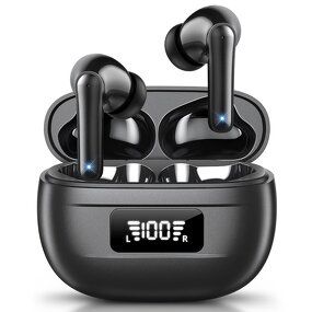 Wireless Earphones Manufacturer - Active Noise Cancellation BT 5.4 with 4 ENC Mic LED Battery Low Latency