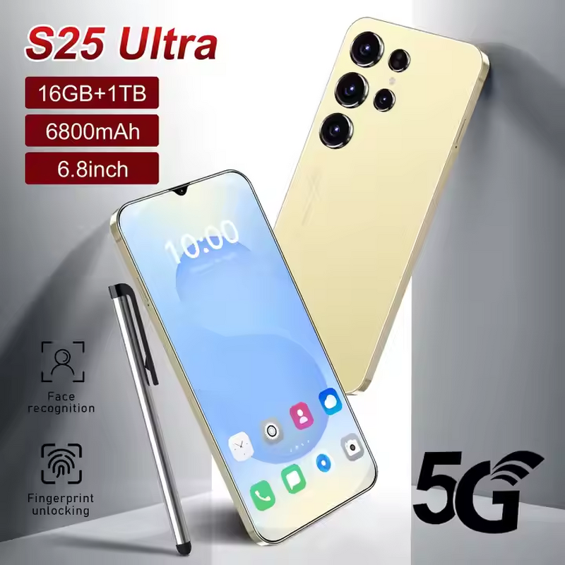 S25 Ultra Smartphone - Manufacturer - 16+1TB Full-screen Gaming Android Original