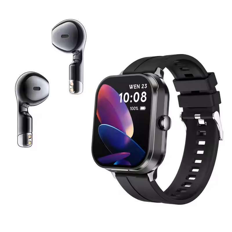 D8PRO Smartwatch - Manufacturer - 2 in 1 Wireless Earbuds 2.01inch BT Music Heart Rate