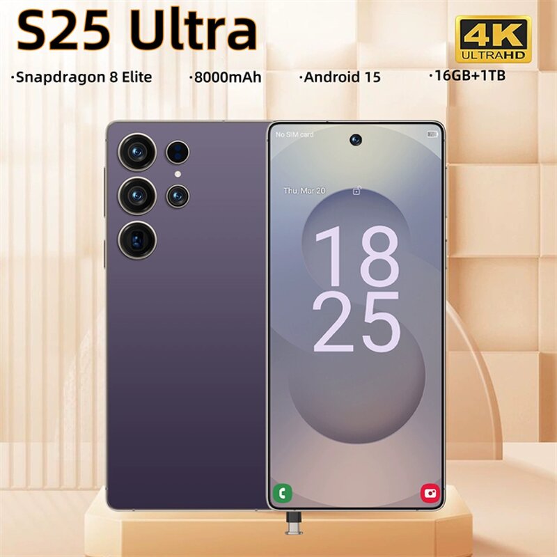 S25 Ultra 5G Smartphone - Manufacturer - 3+64GB Dual Sim 5G LTE S24 Ultra