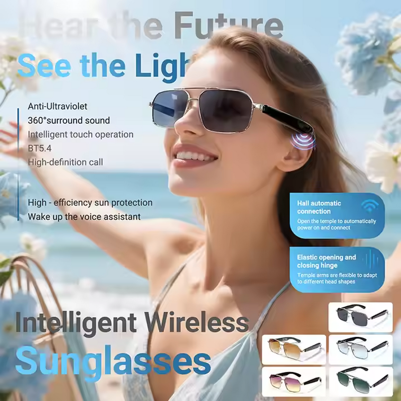 GY100 AI Translation Glasses - Manufacturer - 800W Camera ChatGPT Language Translator