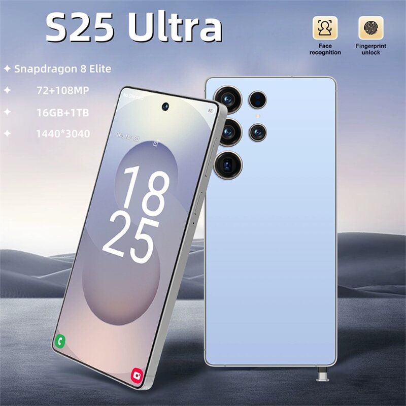 S25 Ultra 5G Smartphone - Manufacturer - 3+64GB 65W Quick Charge Gaming Unlocked