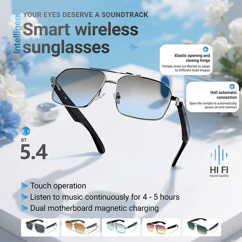 GY100 Smart Glasses - Manufacturer - BT Wireless Outdoor Sport Audio Music Sunglasses