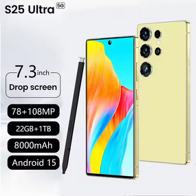S25 Ultra Smartphone - Manufacturer - 16+1TB Full-screen Gaming Android Original