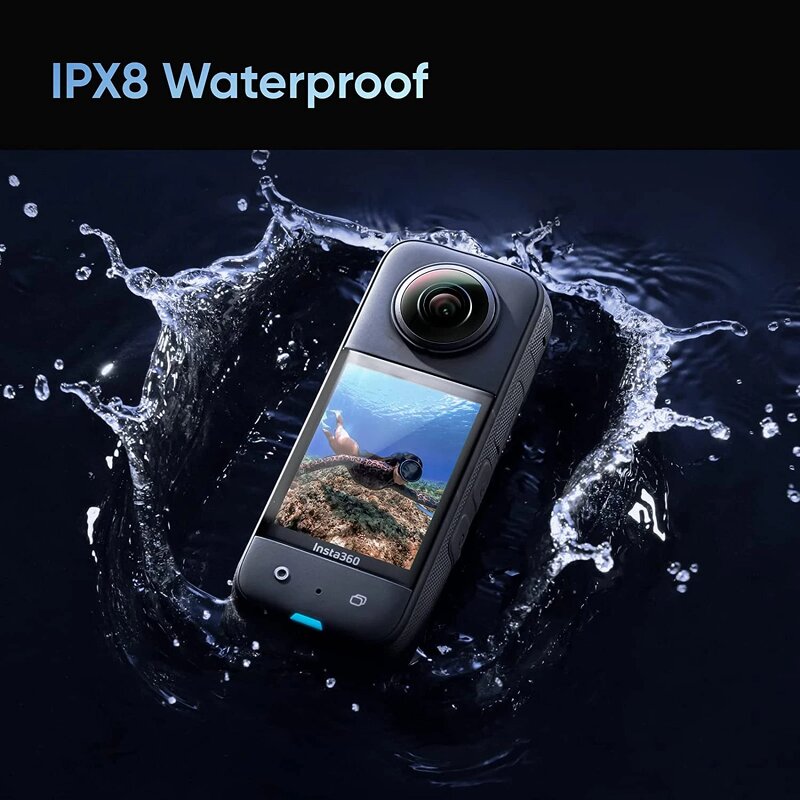 Action Camera Manufacturer - Insta360 X3 Sport 360 Waterproof 48MP Sensors 5.7K HDR Video 4K Single Lens 10x-20x Zoom