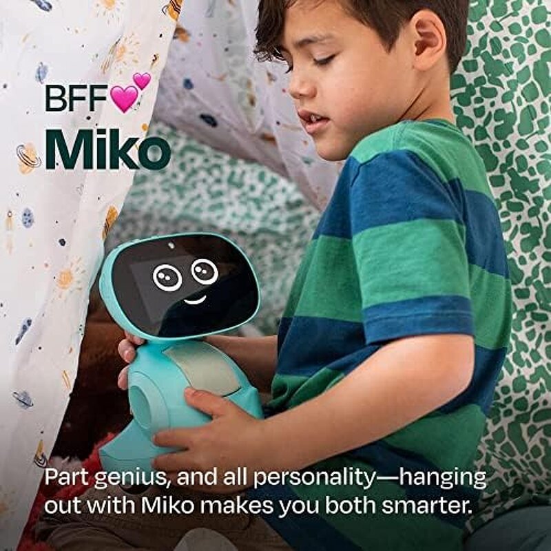 Smart Robot Manufacturer - Miko 3 AI-Powered Interactive Educational STEAM Learning OLED Display Voice Control for Kids Birthday