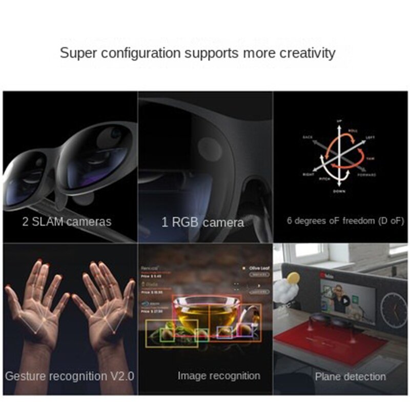 AR Smart Glasses Manufacturer - Xreal X Enterprise Edition Development 6Dof Gesture Recognition Light AR Glasses SDK