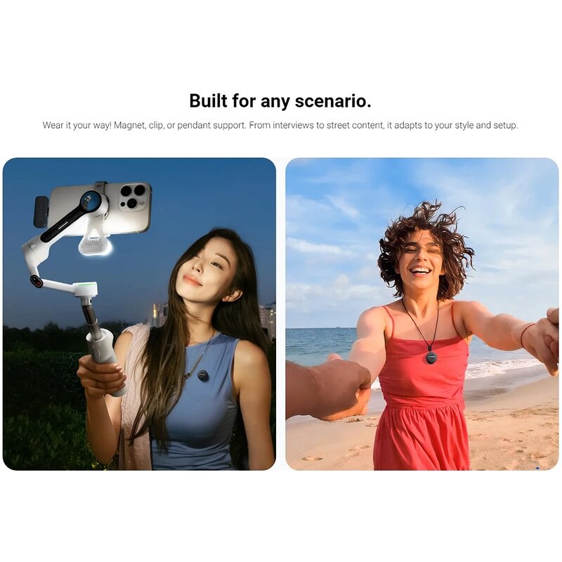 Lavalier Microphone Manufacturer - Insta360 X5 X4 X3 Mic Air Wireless Mini Noise-Canceling for Live Streaming and Vlogging