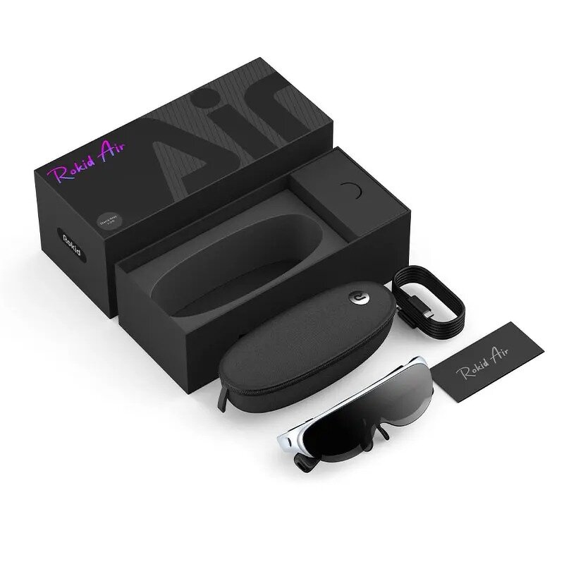 AR Smart Glasses Manufacturer - Rokid Air China Origin Portable Giant Screen Viewing Suit DP Mobile Phone Computer Projection