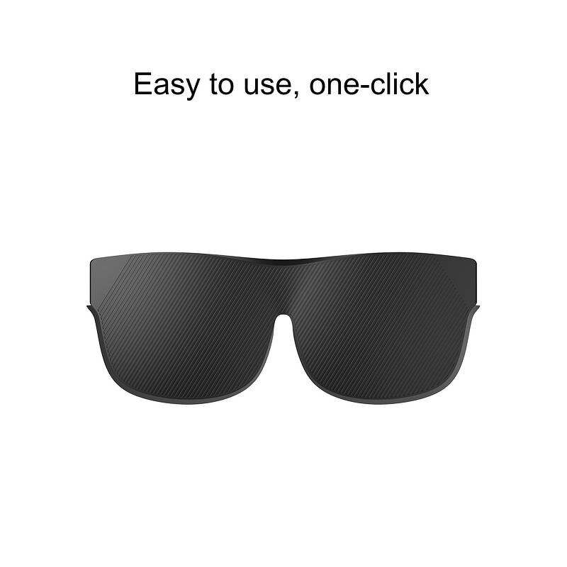 Lens Manufacturer - Rayneo Air Plus Black Thunderbird Smart Glasses Front Sunshade