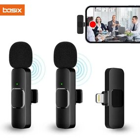 Lavalier Microphone Manufacturer - K8 K9 Portable Mini Clip-on Wireless Lapel Noise Cancelling USB for Smart Phones iPhone iPad