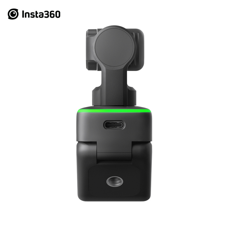 Webcam Manufacturer - Insta360 Link 4K HDR with 1/2" Sensor AI Tracking Noise-Canceling Microphones Gesture Control