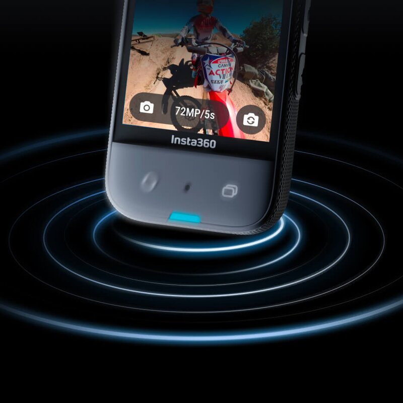 Action Camera Manufacturer - Insta360 X3 Sport 360 Waterproof 48MP Sensors 5.7K HDR Video 4K Single Lens 10x-20x Zoom