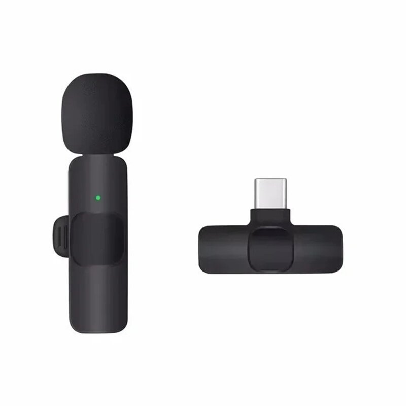 Lavalier Microphone Manufacturer - K8 K9 Portable Mini Clip-on Wireless Lapel Noise Cancelling USB for Smart Phones iPhone iPad