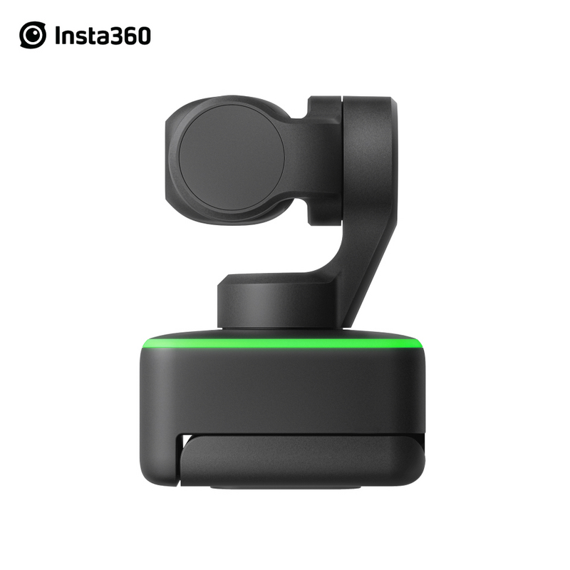 Webcam Manufacturer - Insta360 Link 4K HDR with 1/2" Sensor AI Tracking Noise-Canceling Microphones Gesture Control