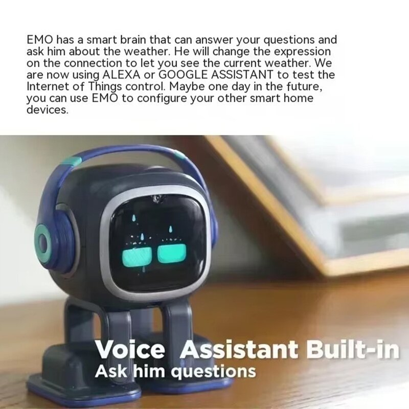 Robot Pet Manufacturer - Emo AI Intellect Emotional Communication Interactive Electronic with Smart Alarm Music Dance