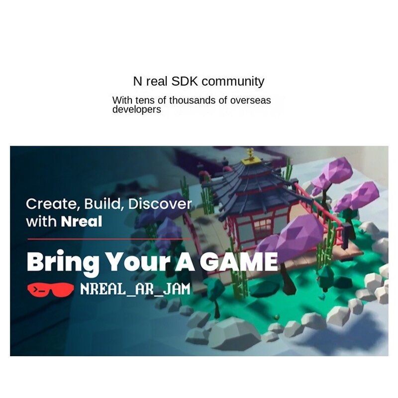 AR Smart Glasses Manufacturer - Xreal X Enterprise Edition Development 6Dof Gesture Recognition Light AR Glasses SDK