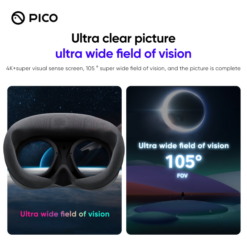 VR Headset Manufacturer - Pico 4 RTS 8G 128G All-In-One 4K+ Display for Metaverse & Stream Gaming