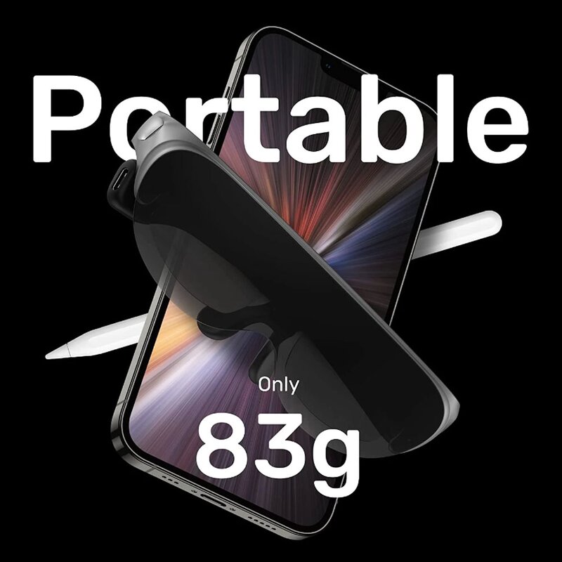 AR Smart Glasses Manufacturer - Rokid Air 1080P OLED Screen Dual Display 43FoV 55PPD Foldable Home Game Viewing Device