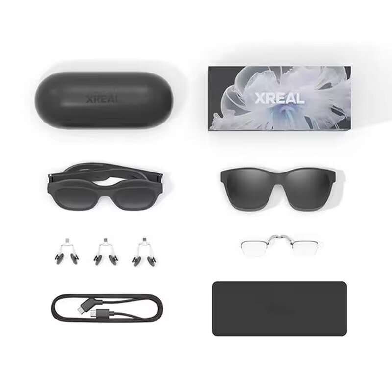 AR Smart Glasses Manufacturer - XREAL Air2 with Polarized Micro-OLED Screen 120Hz 1080p View 130 Inches Private Cinema