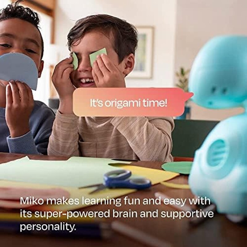 Smart Robot Manufacturer - Miko 3 AI-Powered Interactive Educational STEAM Learning OLED Display Voice Control for Kids Birthday