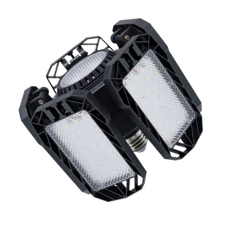 LED Garage Light Manufacturer - High Light 5 Foldable Leaves Adjustable for Warehouse Workshop