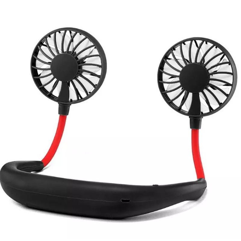 Neck Fan Manufacturer - Mini USB Portable Hands-free Rechargeable 2000mA Sports Desk Cooler