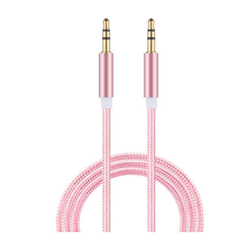 AUX Cable Manufacturer - 3.5mm Audio Nylon Braid 1.5M Headphone Extension for Phone MP3 Car Headset