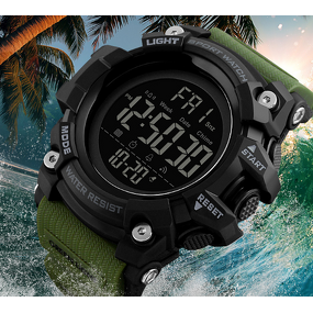 Digital Watch Manufacturer - SKMEI 1384 Men Sport 50 ATM Waterproof Resin Round