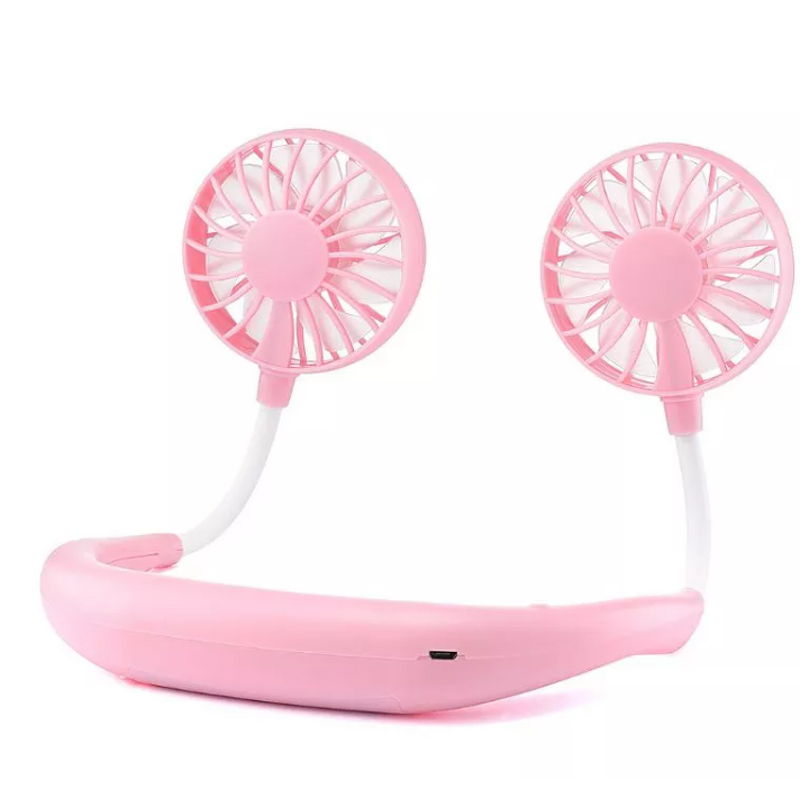 Neck Fan Manufacturer - Mini USB Portable Hands-free Rechargeable 2000mA Sports Desk Cooler